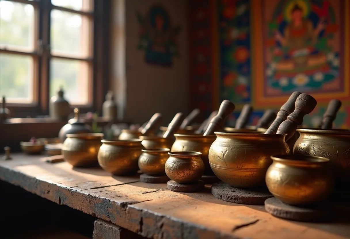 Thangka, réz és imamalom: a Himalája kézműves művészete