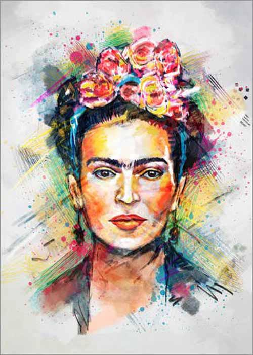 Frida Kahlo portré